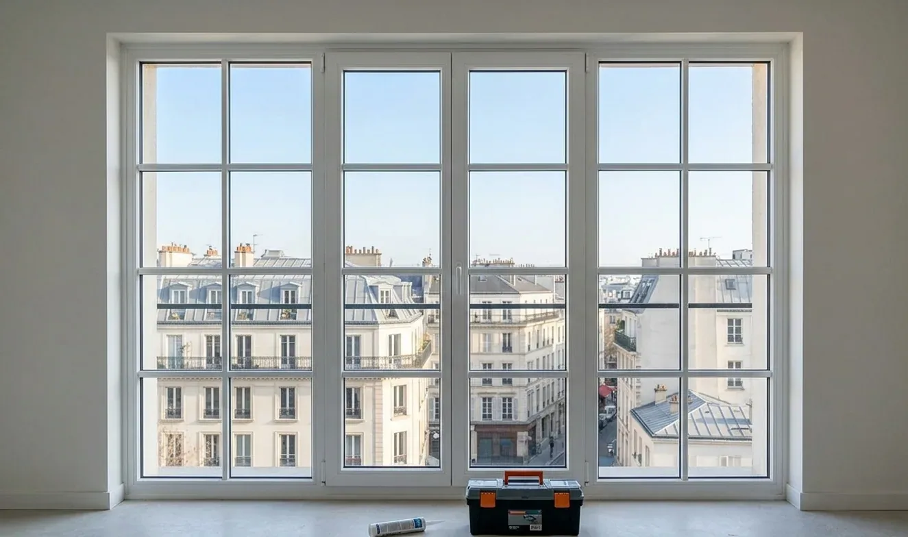 Installation de vitrage à Clichy